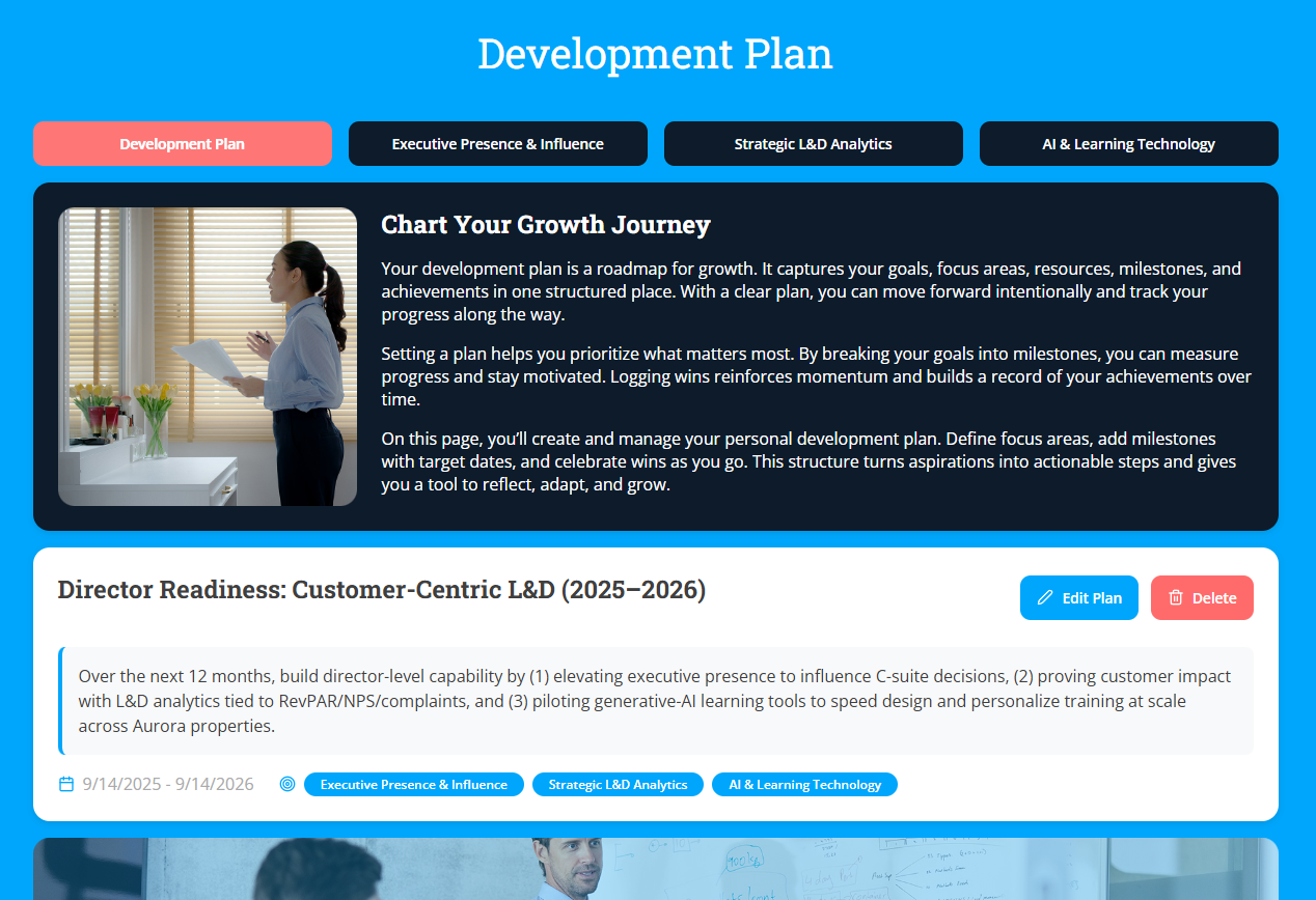 Development Plan feature illustration